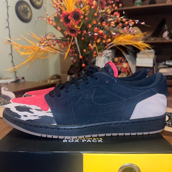 DS Solefly x Jordan 1 Low OG Sp ‘Everglades’ Men’s 10 No Box - Picture 3 of 9